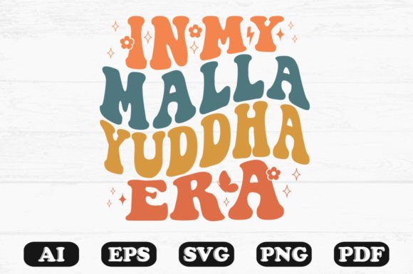 In My Malta Buddha Era Retro Wavy SVG
